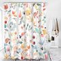 Duschy Fägring zasłona prysznicowa 200x180 cm wielokolorowy rośliny 623-12 zdj.2