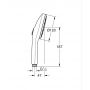 Grohe Vitalio Joy+ 120 słuchawka prysznicowa chrom 1348630000 zdj.2