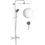 Grohe Vitalio Joy XXL zestaw prysznicowy ścienny termostatyczny z deszczownicą chrom 26400001 zdj.1
