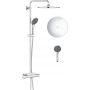 Grohe Vitalio Joy XXL 310 zestaw prysznicowy ścienny termostatyczny z deszczownicą chrom 26401001 zdj.1