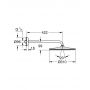 Grohe deszczownica z ramieniem 31 cm okrągła chrom 26557000 zdj.2