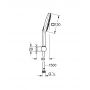 Grohe Rainshower zestaw prysznicowy ścienny chrom 26588000 zdj.2