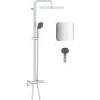 Grohe Vitalio Start System zestaw prysznicowy ścienny termostatyczny z deszczownicą chrom 26696000 zdj.1