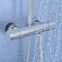 Grohe Rainshower zestaw prysznicowy ścienny termostatyczny z deszczownicą chrom 27032001 zdj.8
