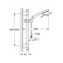 Grohe Rainshower Icon zestaw prysznicowy z drążkiem chrom 27379000 zdj.2