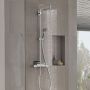 Grohe Vitalio Joy 260 zestaw prysznicowy ścienny termostatyczny z deszczownicą chrom 26403002 zdj.4