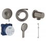 Zestaw Grohe Essence bateria podtynkowa z zestawem prysznicowym grafit (24057AL1, 28388A01, 27057AL0, 35600000, 26603AL0, 26574AL0) zdj.1