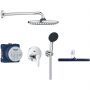 Grohe Start zestaw prysznicowy podtynkowy z deszczownicą chrom 25292000 + ściągaczka do wody GRATIS zdj.1
