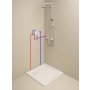 Zestaw Grohe Eurosmart bateria prysznicowa podtynkowa i system natryskowy z deszczownicą chrom (19451002, 35501000, 27297001, 28671000) zdj.2