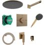 Hansgrohe Raindance Alive S zestaw prysznicowy podtynkowy termostatyczny z deszczownicą brąz szczotkowany 24630140 zdj.1