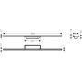 Hansgrohe RainDrain Minimalistic element zewnętrzny odpływu 90 cm 56221000 zdj.2
