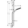 Hansgrohe Raindance Alive Select S EcoSmart zestaw prysznicowy ścienny biały 24602700 zdj.2