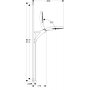 Zestaw prysznicowy chrom Raindance E 150 AIR 3jet EcoSmart / Raindance Unica 90 Hansgrohe 27657000 zdj.2