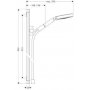 Hansgrohe Raindance S zestaw prysznicowy Unica'S 150 AIR 3jet chrom 27893000 zdj.2