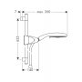 Hansgrohe Raindance E zestaw prysznicowy 150 AIR 3jet / Unica'D 0,65 m chrom 27897000 zdj.2