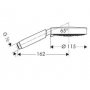 Hansgrohe Raindance S główka prysznicowa 120 AIR 3 jet EcoSmart 28554000 zdj.2