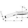 Hansgrohe Raindance Select E słuchawka prysznicowa chrom 28728000 zdj.2