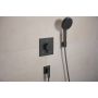 Hansgrohe Ecostat Comfort E bateria wannowo-prysznicowa podtynkowa termostatyczna czarny chrom szczotkowany 33711340 zdj.4