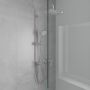 Hansgrohe Vernis Shape zestaw prysznicowy ścienny z deszczownicą chrom 26282000 zdj.4