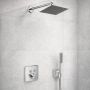 Hansgrohe ShowerSelect zestaw prysznicowy podtynkowy termostatyczny z deszczownicą chrom (28737000, 27413000, 15763000, 01800180, 26889000, 24320000, 28276000) zdj.2