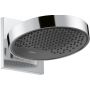 Hansgrohe Rainfinity deszczownica z ramieniem 25x25 cm okrągła czarny chrom szczotkowany 26227340 zdj.1