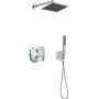 Hansgrohe Ecostat E zestaw prysznicowy podtynkowy termostatyczny z deszczownicą chrom (28737000, 27413000, 15708000, 01800180, 26889000, 24320000, 28276000) zdj.1