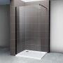 Hagser Bertina Walk-In ścianka prysznicowa 90 cm czarny mat/szkło przezroczyste HGR10000022 zdj.10