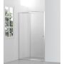 Hagser Ava drzwi prysznicowe 100 cm dwuczęściowe przesuwne chrom błyszczący/szkło przezroczyste HGR10000021 zdj.21