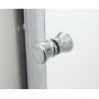 Hagser Ava drzwi prysznicowe 100 cm dwuczęściowe przesuwne chrom błyszczący/szkło przezroczyste HGR10000021 zdj.12