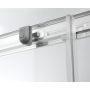 Hagser Ava drzwi prysznicowe 100 cm dwuczęściowe przesuwne chrom błyszczący/szkło przezroczyste HGR10000021 zdj.15