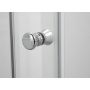 Hagser Ava drzwi prysznicowe 100 cm dwuczęściowe przesuwne chrom błyszczący/szkło przezroczyste HGR10000021 zdj.3