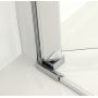 Hagser Gabi drzwi prysznicowe 80 cm jednoczęściowe uchylne chrom błyszczący/szkło przezroczyste HGR11000021 zdj.8