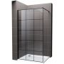 Hagser Agatha Walk-In ścianka prysznicowa 110 cm czarny mat/szkło przezroczyste HGR12000022 zdj.1