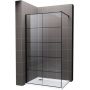 Hagser Agatha Walk-In ścianka prysznicowa 90 cm czarny mat/szkło przezroczyste HGR90000022 zdj.1