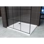 Hagser Agatha Walk-In ścianka prysznicowa 120 cm czarny mat/szkło przezroczyste HGR13000022 zdj.10