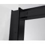 Hagser Ava drzwi prysznicowe 100 cm dwuczęściowe przesuwne czarny mat/szkło przezroczyste HGR13000021 zdj.9