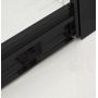 Hagser Ava drzwi prysznicowe 110 cm dwuczęściowe przesuwne czarny mat/szkło przezroczyste HGR14000021 zdj.12