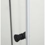 Hagser Ava drzwi prysznicowe 110 cm dwuczęściowe przesuwne czarny mat/szkło przezroczyste HGR14000021 zdj.16