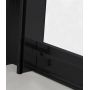 Hagser Ava drzwi prysznicowe 110 cm dwuczęściowe przesuwne czarny mat/szkło przezroczyste HGR14000021 zdj.18