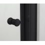 Hagser Ava drzwi prysznicowe 100 cm dwuczęściowe przesuwne czarny mat/szkło przezroczyste HGR13000021 zdj.7