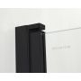 Hagser Carla drzwi prysznicowe 90 cm dwuczęściowe składane czarny mat/szkło przezroczyste HGR17000021 zdj.7