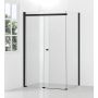 Hagser Frida kabina prysznicowa 90x120 cm prostokątna czarny mat/szkło przezroczyste HGR19000020 zdj.4
