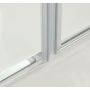 Hagser Carla drzwi prysznicowe 90 cm dwuczęściowe składane chrom błyszczący/szkło przezroczyste HGR40000021 zdj.10