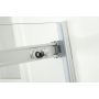 Hagser Alena drzwi prysznicowe 120 cm dwuczęściowe przesuwne chrom błyszczący/szkło przezroczyste HGR60000021 zdj.3