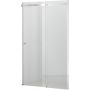 Hagser Alena drzwi prysznicowe 120 cm dwuczęściowe przesuwne chrom błyszczący/szkło przezroczyste HGR60000021 zdj.1