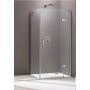 Hüppe Aura elegance drzwi prysznicowe 80 cm prawe chrom eloxal/szkło przezroczyste 400401.092.321 zdj.1