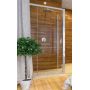 Hüppe Ena 2.0 4-kąt drzwi prysznicowe 120 cm srebrny połysk/szkło przezroczyste Anti-Plaque 140402.069.322 zdj.1