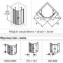 Huppe Design Pure 1/4 koła drzwi prysznicowe 100 cm uchylne srebrny połysk/szkło przezroczyste 8P1709.092.322 zdj.2