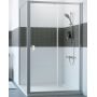 Hüppe Alpha 2 4-kąt drzwi prysznicowe 120 cm srebrny połysk/szkło przezroczyste Anti-Plaque A20422.069.322 zdj.1