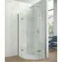 Huppe Aura Pure 1/4 koła drzwi prysznicowe 100 cm uchylne srebrny połysk/szkło przezroczyste AP0303.069.322 zdj.1